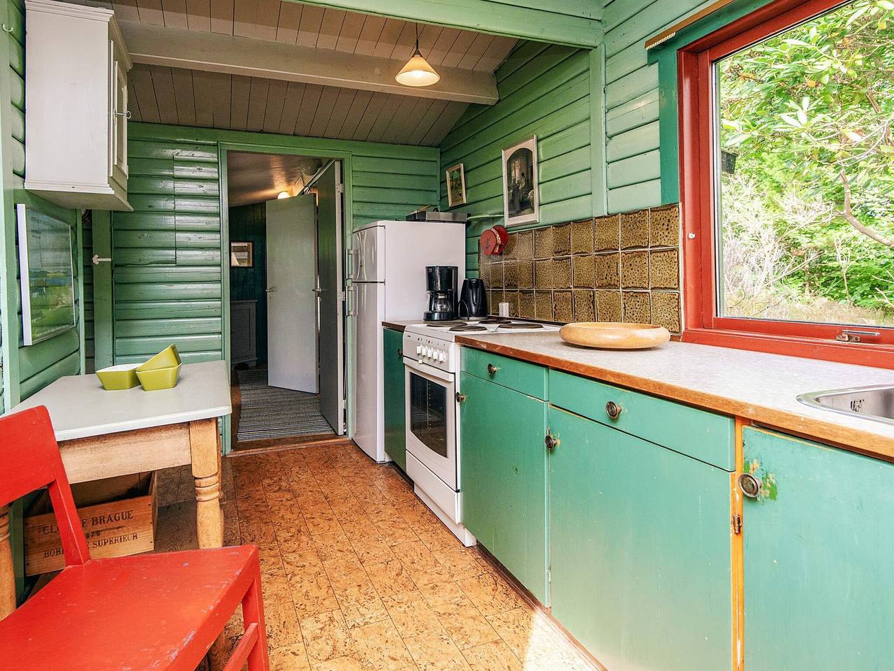 Abgeschiedene 60er Cottage in Sønderstrand, Tagholm