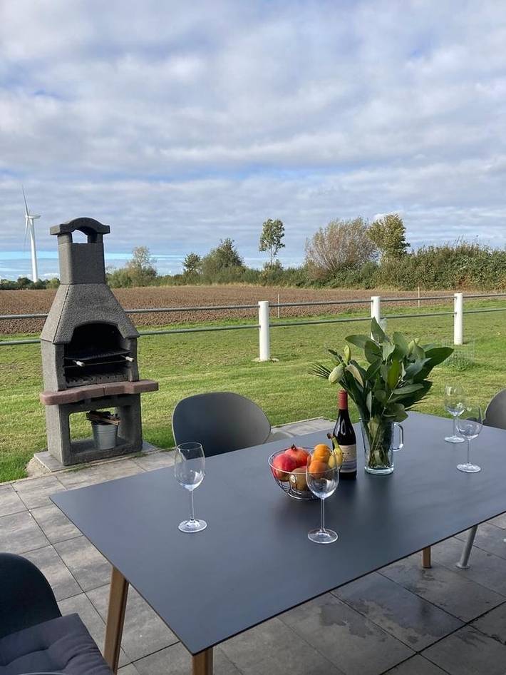 Ferienhaus für 6 Personen, mit Terrasse und Garten sowie Pool