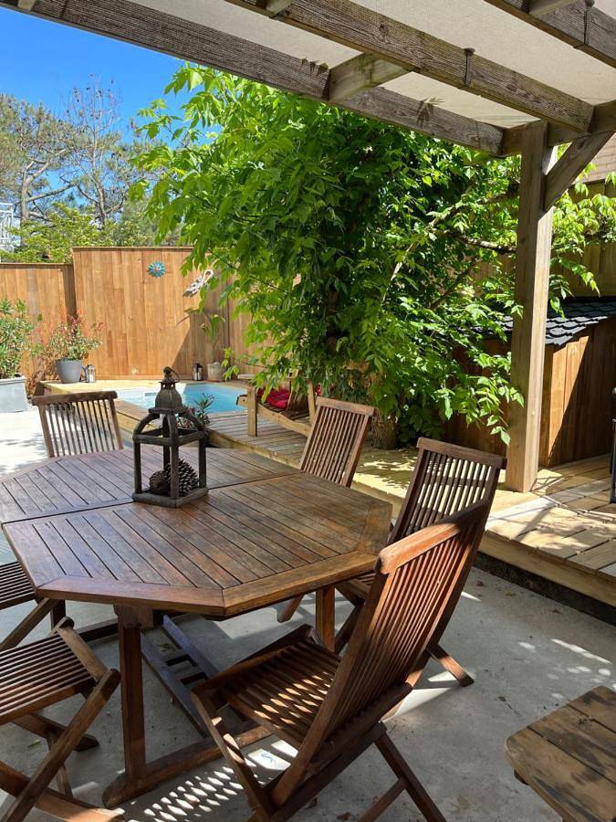 Location de vacances pour 6 personnes, avec jardin et piscine, adapté aux familles dans Plage sud (Mimizan Plage) - 2