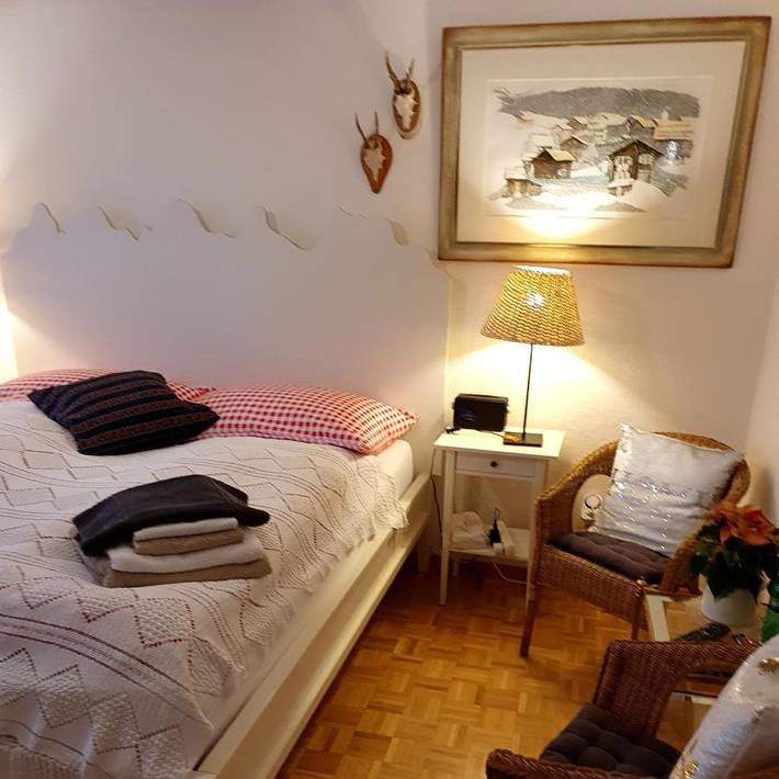 Chambre d’hôte pour 2 personnes, avec Balcon ainsi que Terrasse et Vue dans Région de Grisons - 3