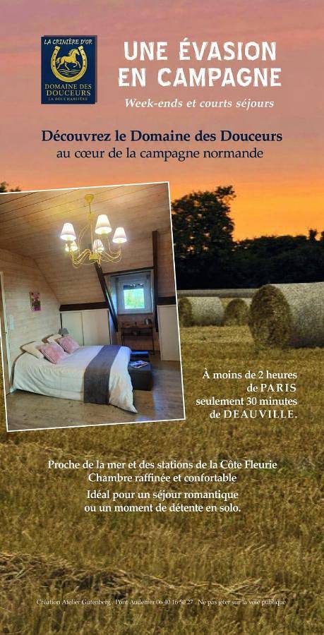 Gîte pour 2 personnes, avec jardin ainsi que vue et terrasse à Bonneville-la-Louvet - 2