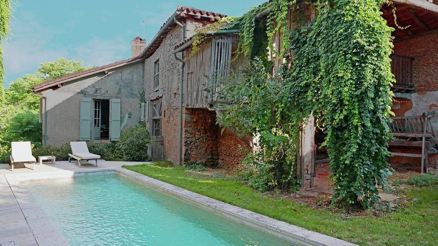 Maison de vacances pour 8 personnes, avec piscine ainsi que terrasse et jardin - 1