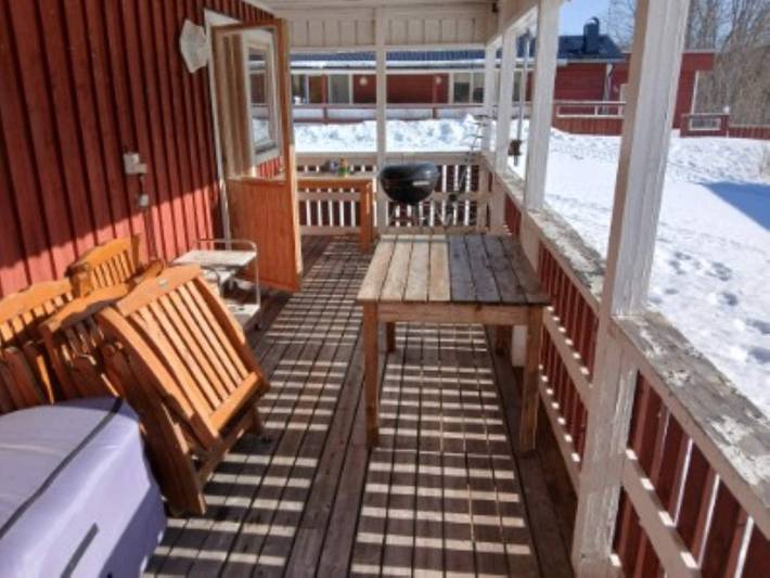 Mysig stuga vid sjön Gardsjon Lidsjöberg in Strömsund, Jämtland