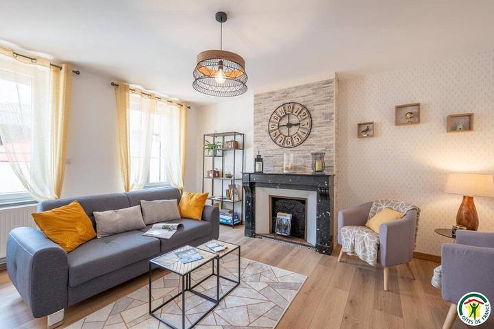 Gîte pour 4 personnes, avec terrasse dans Sacy-le-Petit
