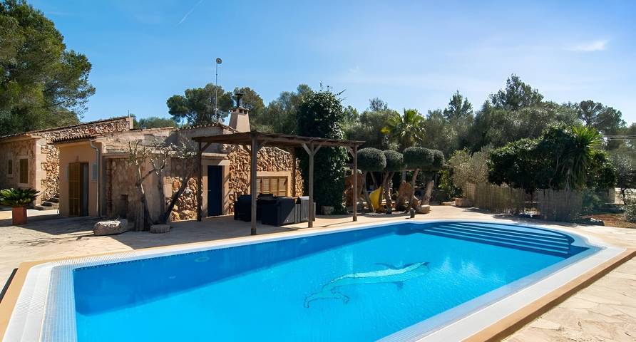 Fantástica Finca Sa Costa com piscina, jardim, ar condicionado e Wi-Fi in Campos (Espanha), Majorca (Sul)