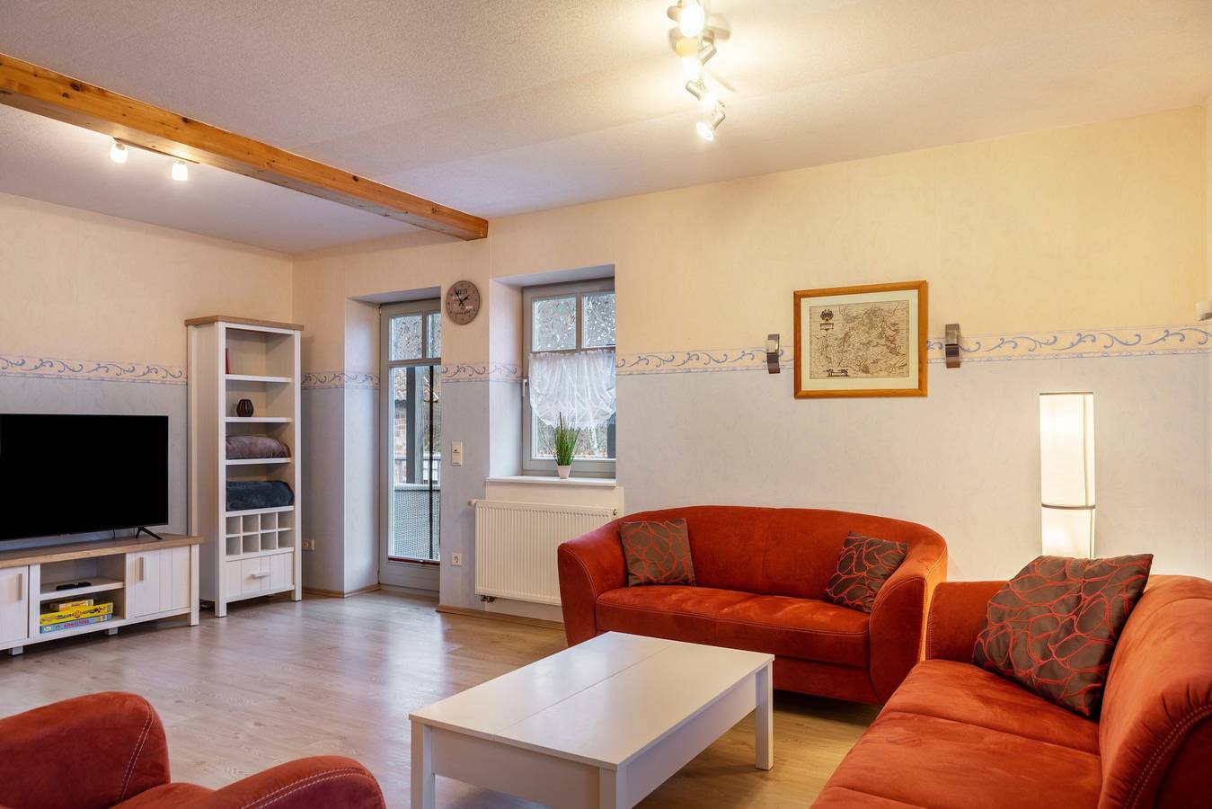 Appartement entier, Appartement 'Ferienwohnung Hof Schäfer' avec balcon et Wi-Fi in Waldeck, Waldecker Land