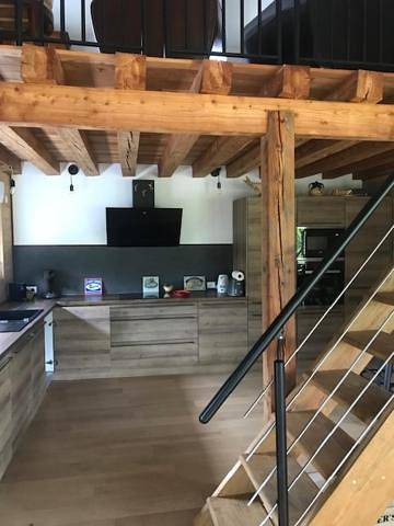 Location de vacances pour 6 personnes, avec bassin pour enfant et piscine ainsi que vue et jardin à Talais - 4