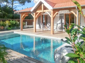 Villa pour 6 personnes, avec piscine et terrasse en Gironde