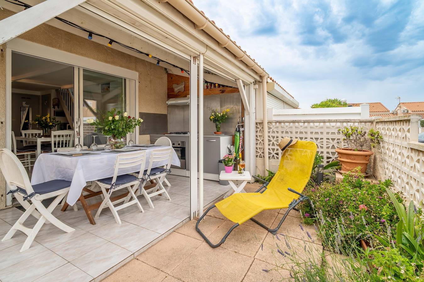 Villa 'Maison 38m2 Proche De La Mer' avec Terrasse Privée et Climatisation in Gruissan (Ville), Gruissan