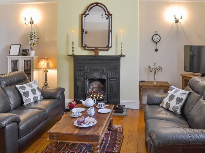 Log cabin for 4 people, with garden in Alnwick