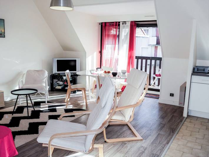 Ferienwohnung für 4 Personen, mit Balkon in Deauville