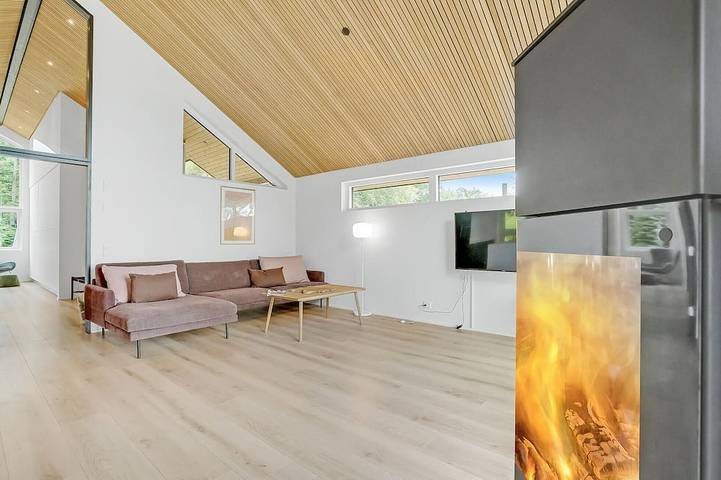 Haustierfreundliches Haus in Sunds mit Wlan in Sunds, Sunds Sø