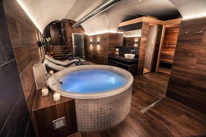 BnB für 5 Personen, mit Sauna und Balkon sowie Ausblick in Tschechien