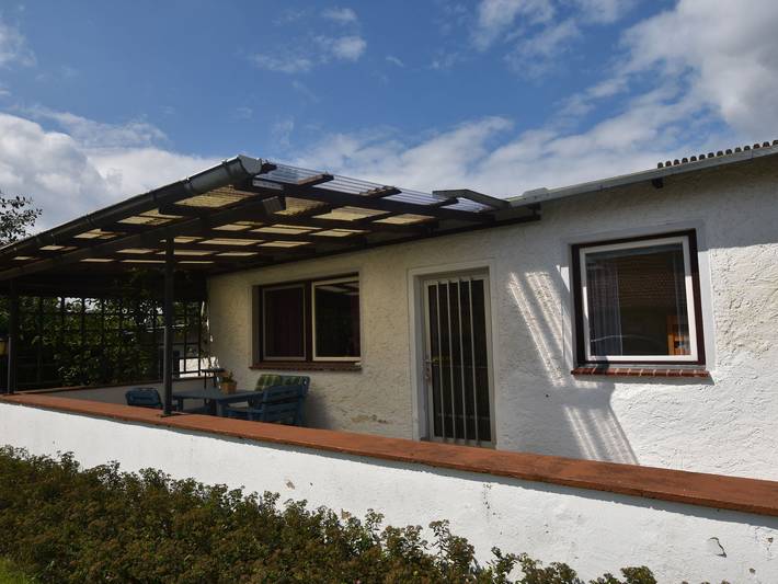 Ferienhaus für 3 Personen, mit Garten