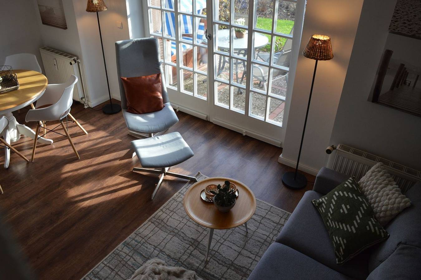 Ganze Wohnung, Moderne 3-Zimmerwohnung mit Süd-Terrasse und Strandkorb in Westerland in Westerland, Sylt (Gemeinde)