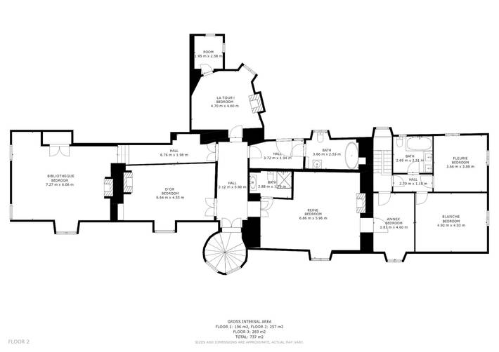 Château pour 26 personnes, avec jardin et terrasse dans le Lot - 4