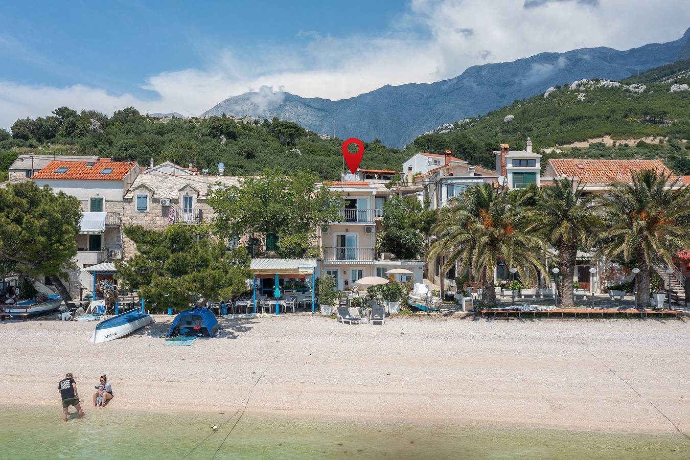 Maison de trois chambres prés de la plage Bratus, Makarska K-25055 in Promajna, Makarska riviera