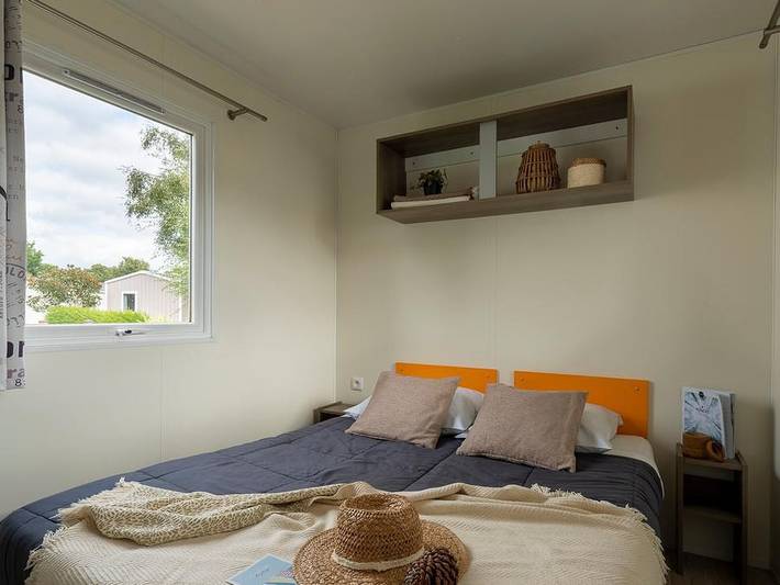 Camping Les Alizés - Mobilheim 5 personen - Komfort (inkl. tv) 25m² in Lannion, Ceinture Dorée