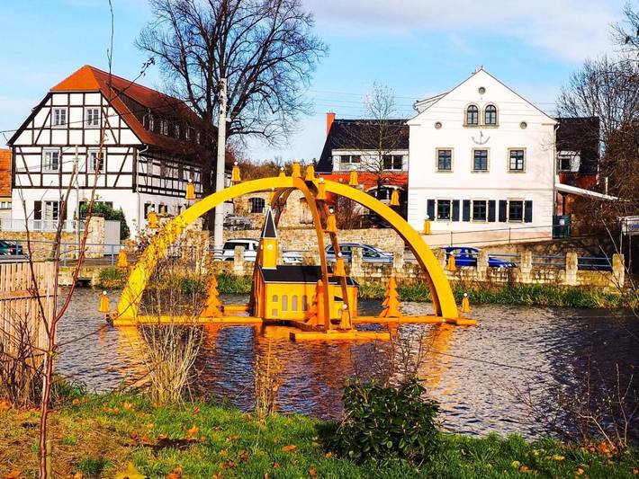 Ferienwohnung für 5 Personen, mit Ausblick und Garten sowie Seeblick, mit Haustier in Sächsisches Elbland - 4