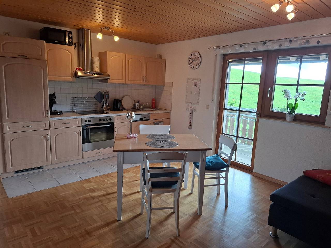Ganze Wohnung, Apartment „Haus Haldenhof“ mit Bergblick und Balkon in Obermünstertal, Münstertal