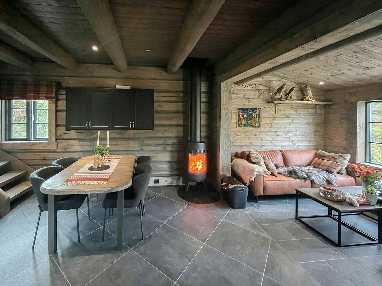 Koselig laftehytte ved Havrefjell in Nissedal 