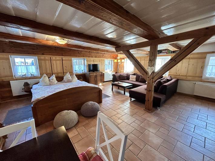 Ferienwohnung für 3 Personen, mit Garten im Zittauer Gebirge