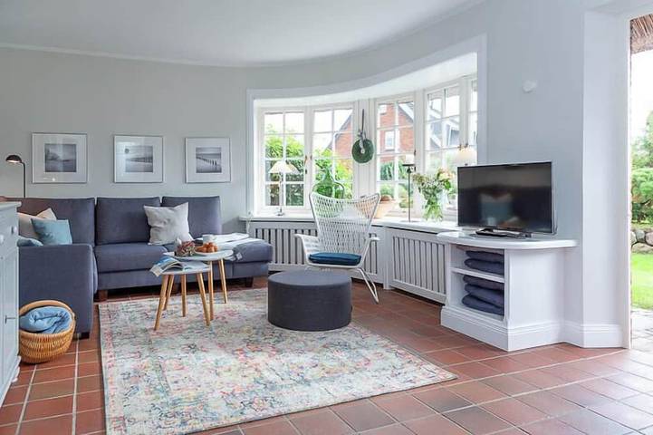 Wattblick mit viel Platz unter Reet in Munkmarsch, Sylt (Gemeinde)