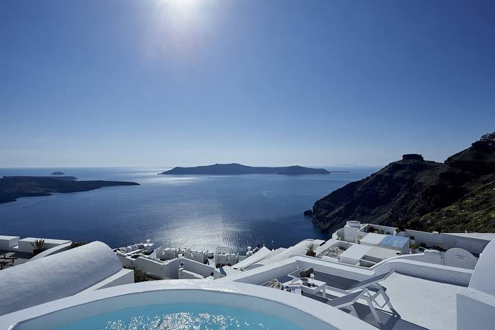 Location de vacances pour 7 personnes, avec terrasse dans Firostefani - 2