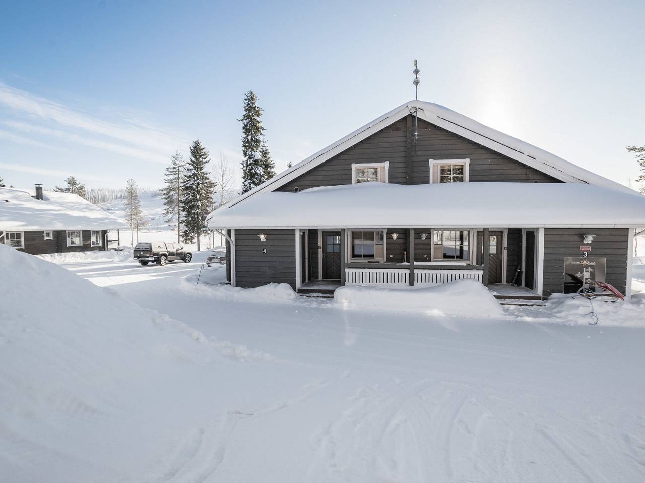 Aurinko-saaga 4 paritalo in Ukkohalla, Kainuu