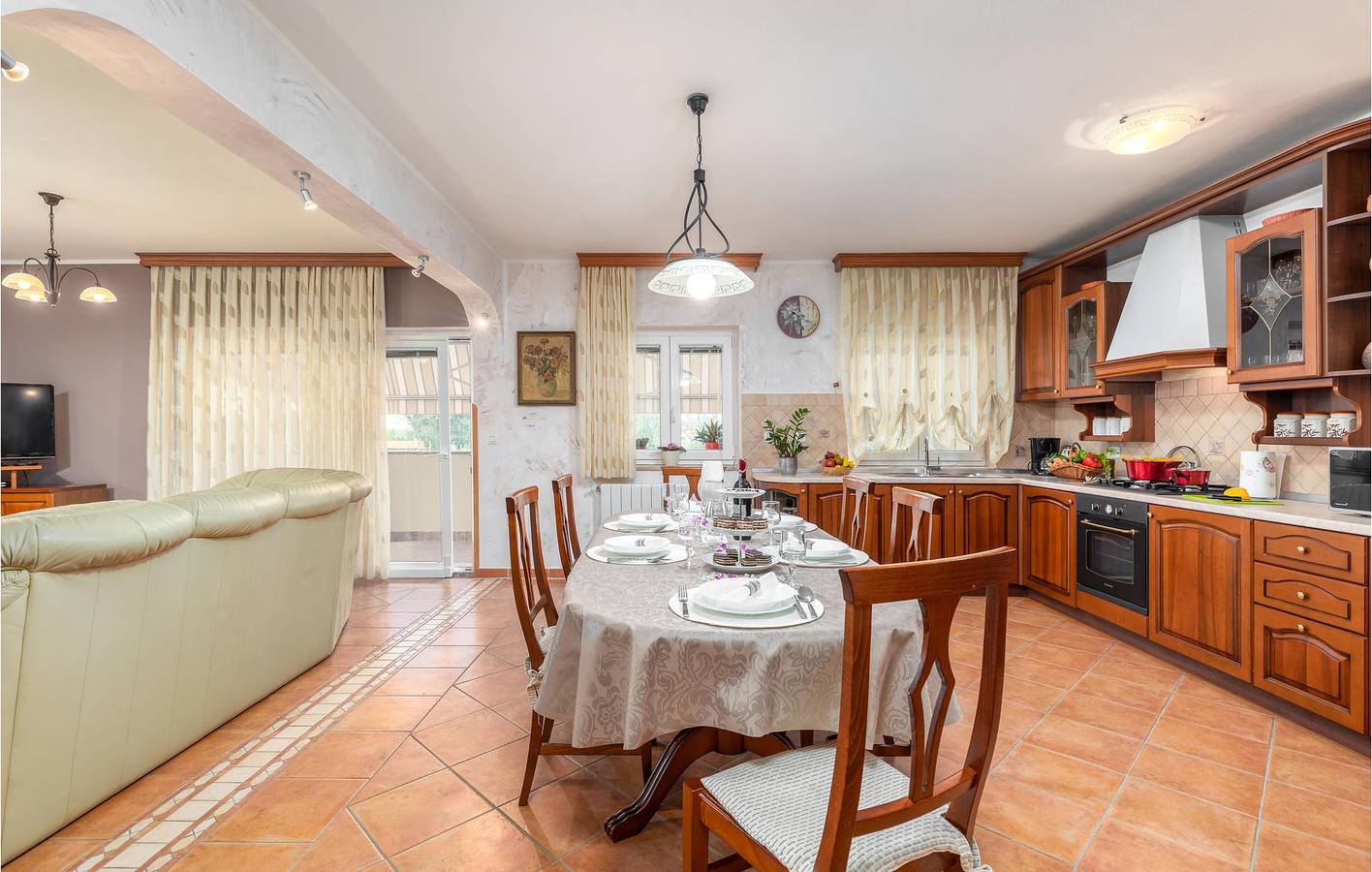 Appartement de vacances entier, Appartement de vacances pour 6 personnes avec terrasse in Pula-Medulin, Pula