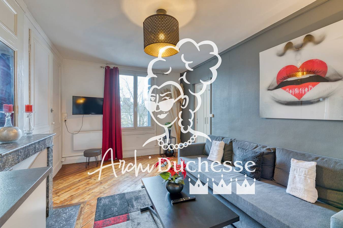 Appartement entier, Le French Kiss, F2 rénové, hyper-centre de Rouen in Rouen, Région de Rouen