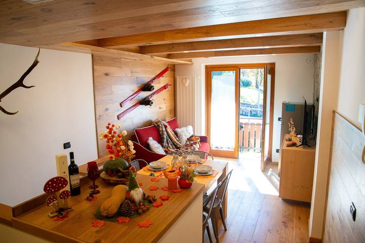 Rustico per 4 persone, con Balcone e Giardino in Valtellina