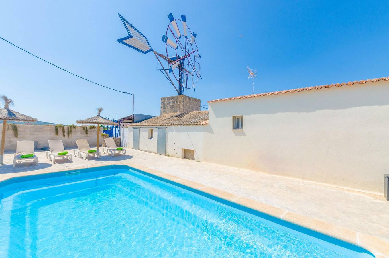Sa Caseta De Ses Vaques.Son Covas - Casa en agroturismo con piscina compartida y porche privado. Wifi Gratis in Campos, Mallorca Sur