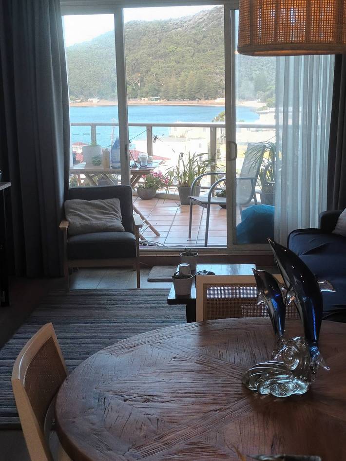 Entspannen Sie sich in Shoal Bay mit Meerblick und eigenem Bad in Shoal Bay, Hunter Valley