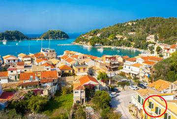 Gîte pour 3 personnes, avec vue sur l’océan et balcon dans Paxos