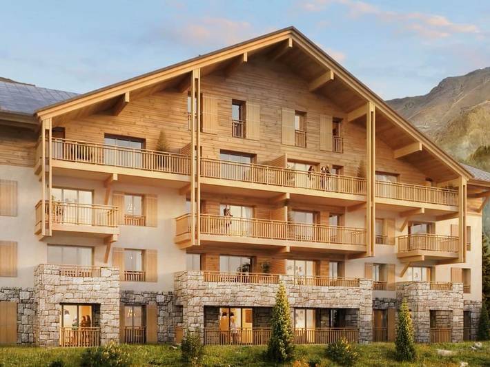 Appartement de vacances pour 8 personnes, avec Balcon ainsi que Piscine et Sauna