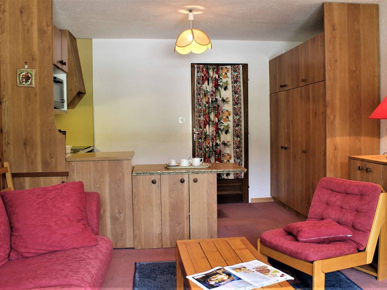 Appartement entier, Appartement cosy 2 pièces, 6 couchages, pied des pistes, Risoul 1850 in Station de Risoul, Risoul