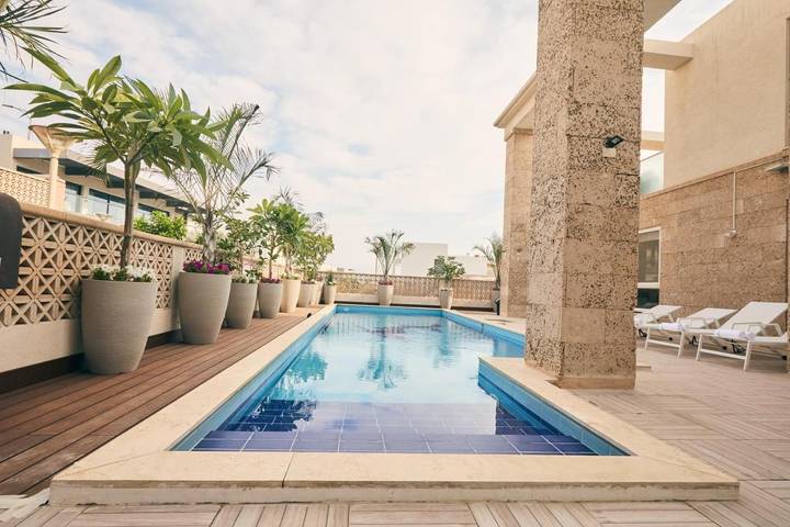 Gîte pour 18 personnes, avec jardin ainsi que vue et piscine à Eilat