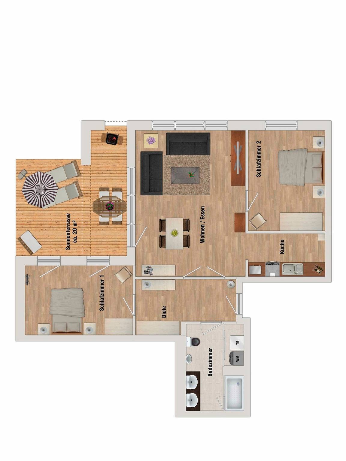 Ganze Ferienwohnung, Apartment 9 "Am alten Leuchtturm", Blickrichtung Innenstadt, Binnenhafen West, seitlicher Meerblick, Hafenspitze in Eckernförde, Rendsburg-Eckernförde