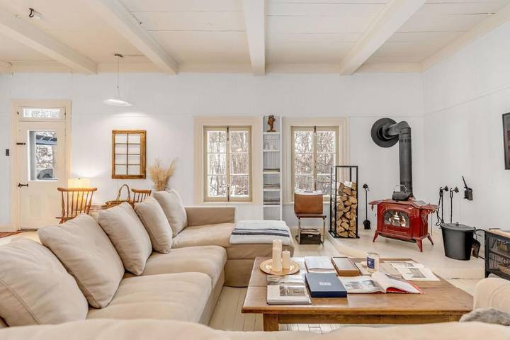 Gîte pour 6 personnes, avec jardin ainsi que terrasse et vue dans Saint-Laurent-de-l'Île-d'Orléans