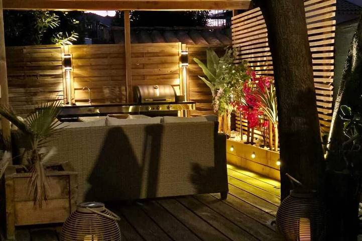 Appartement de vacances pour 6 personnes, avec terrasse et jardin à La Crau