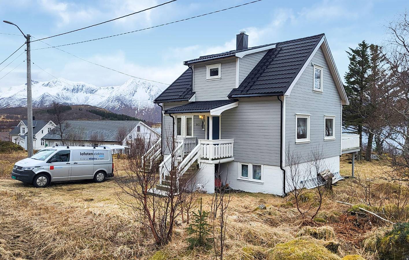 Ferienhaus für 7 Personen mit Garten in Vågan
