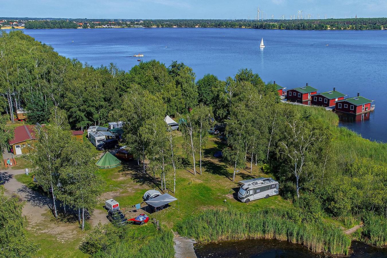 Ferienhaus Inselblick in der Nähe der Rezeption in Rotta, Kemberg