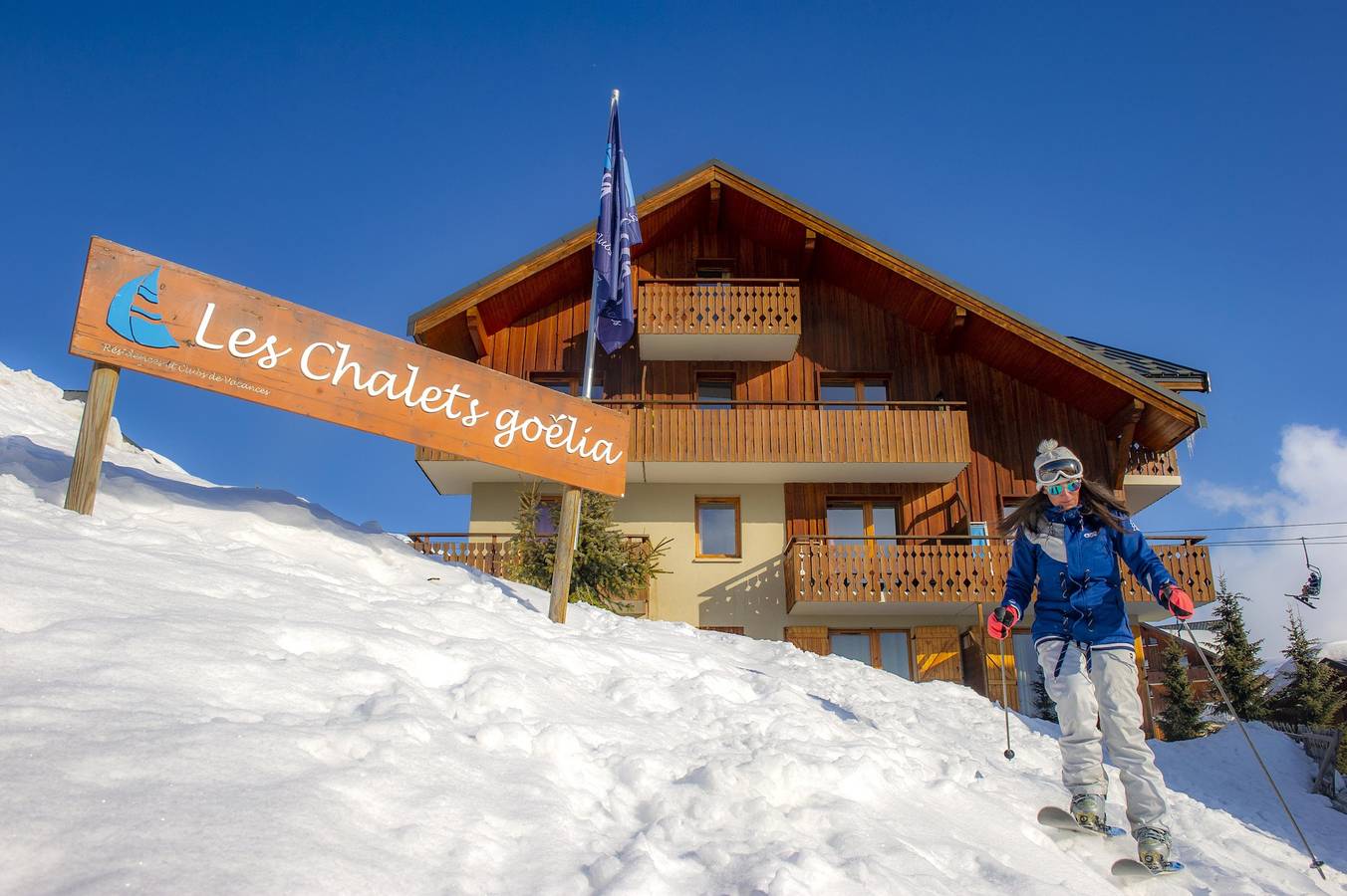 Ganze Wohnung, Les Chalets Goélia - 2-Zimmer-Appartment für 4 Personen in La Toussuire, Fontcouverte-la-Toussuire
