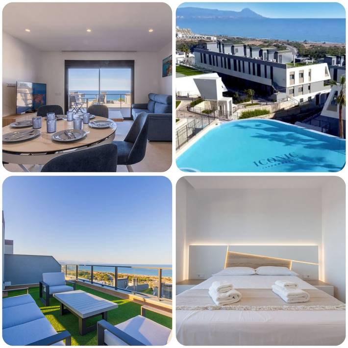 Gîte pour 7 personnes, avec terrasse à Gran Alacant