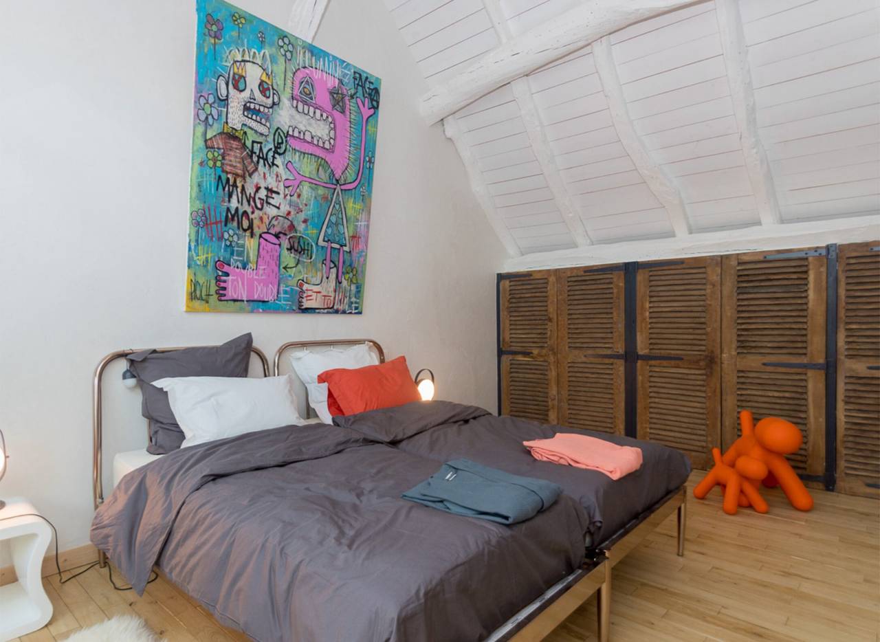 Chambre d’hôtes « Chambre Madeleine » avec vue montagne, piscine partagée et Wi-Fi in Bouvesse-Quirieu, Région de La Tour-du-Pin