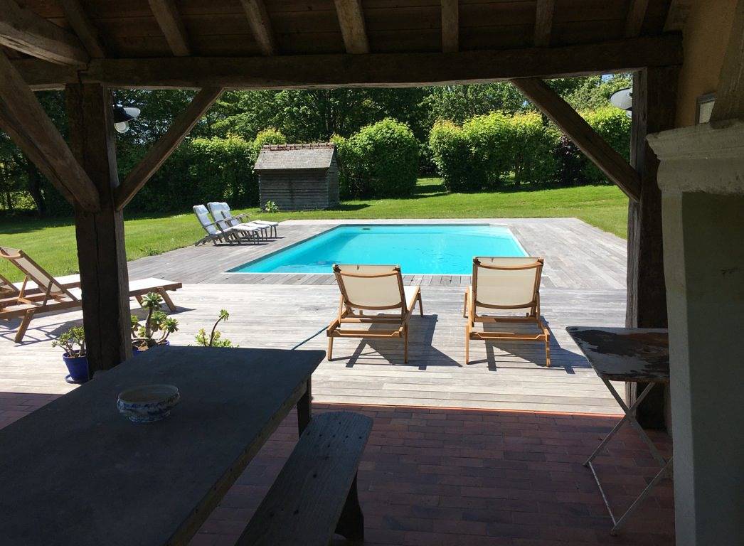 Castillerie - pool house - Chambre in Saint-Vincent-du-Lorouër, Sarthe