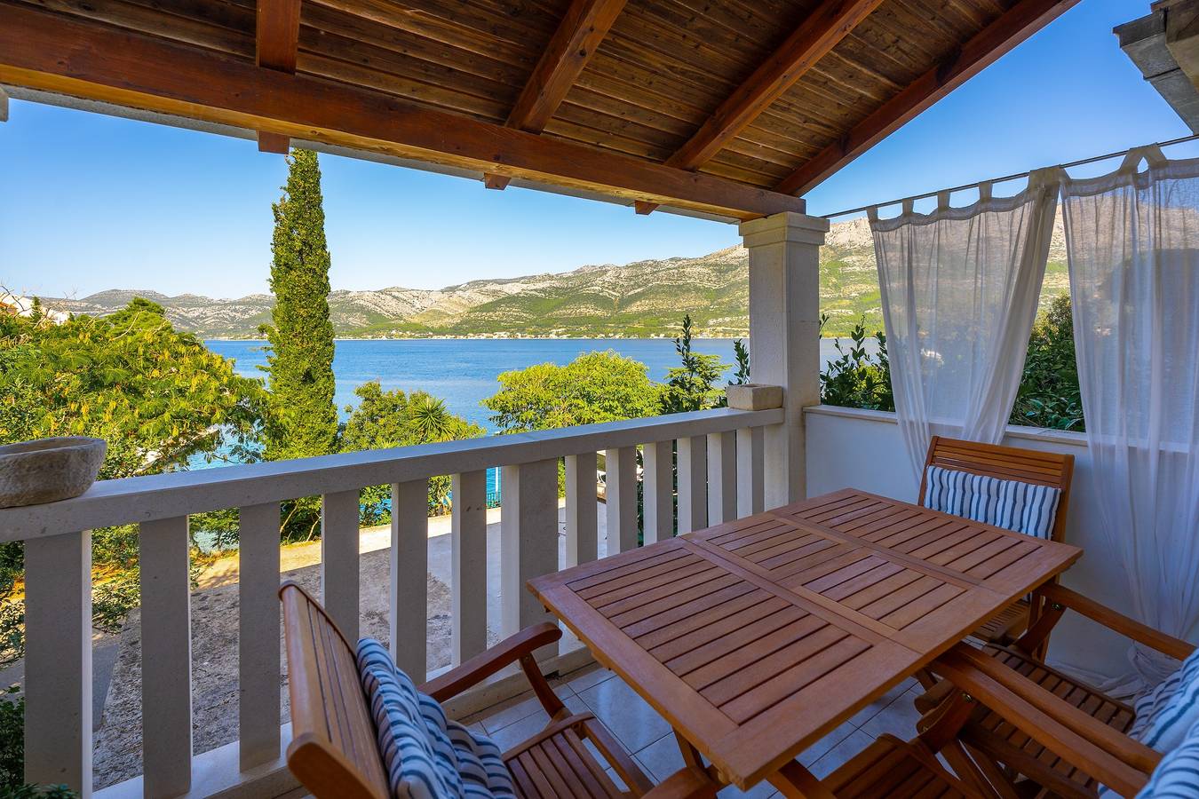Ganze Wohnung, 1-Zimmer-Ferienwohnung mit Terrasse und Meerblick Medvinjak, Korcula A-4439-a in Medvinjak, Korcula