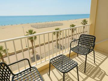 Gîte pour 4 personnes, avec balcon à Canet-en-Roussillon