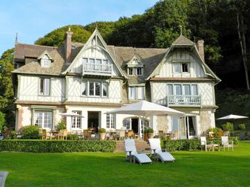 Hôtel pour 2 personnes, avec jacuzzi ainsi que sauna et jardin, animaux acceptés dans Plage de Pennedepie